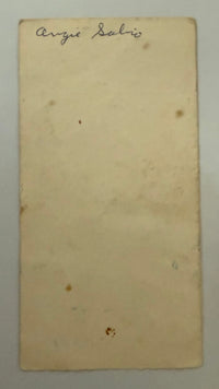 1979 His Holiness Pope John Paul II, Shea Stadium, October 3, 1979, Writing On Back