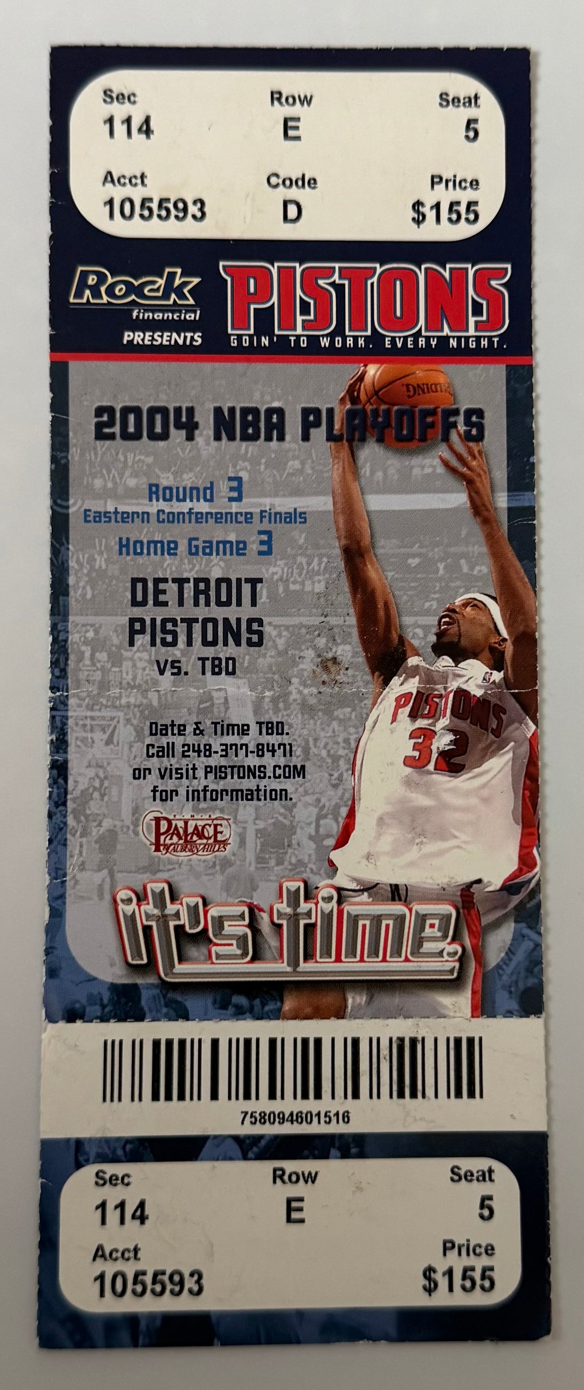2004 NBA Playoffs at Detroit Pistons, Round 3 Home Game 3