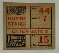 1911 Princeton VS. Yale, November 18, 1911