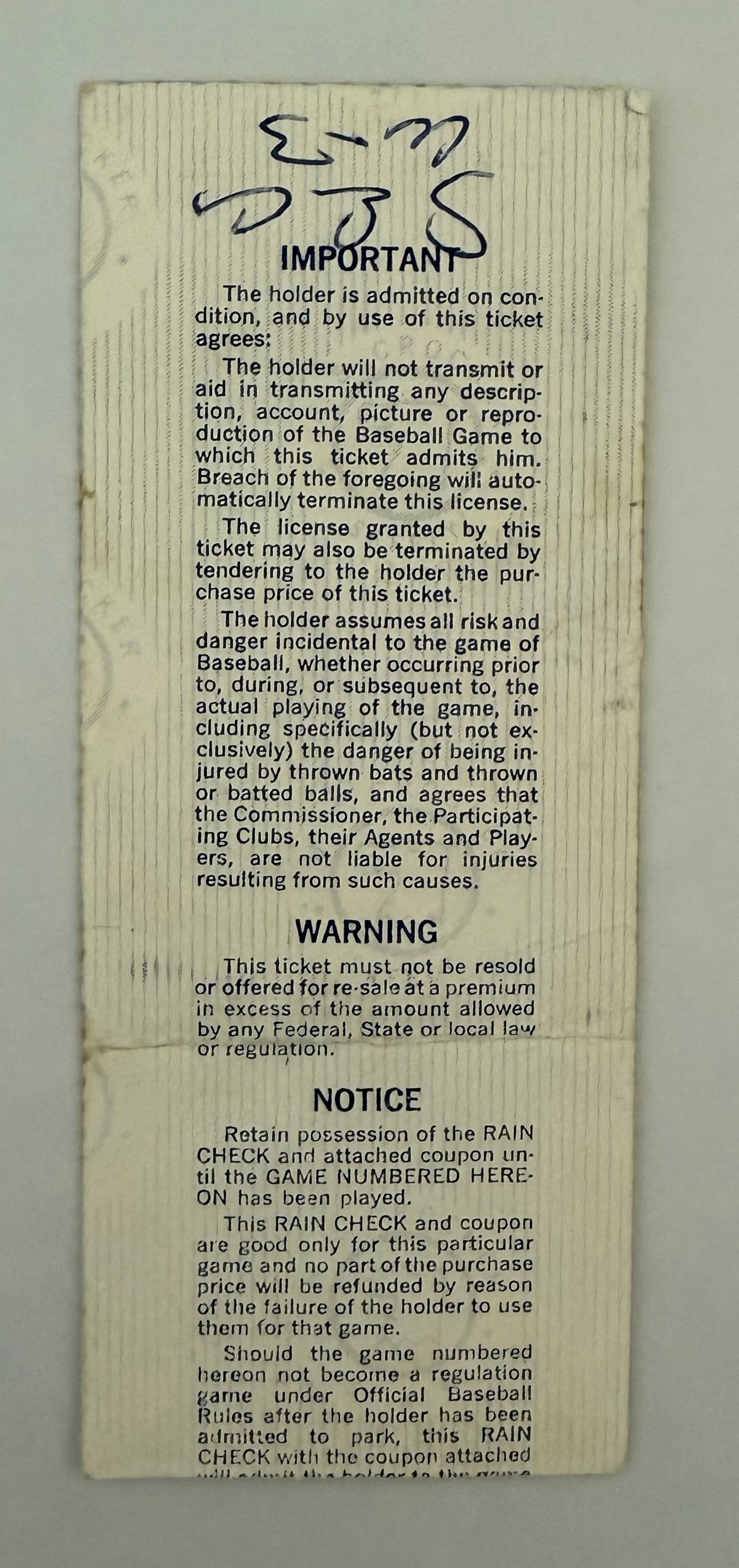 1979 World Series Game 1, Poor Condition, 10/10/1979, Willie Stargell Home Run