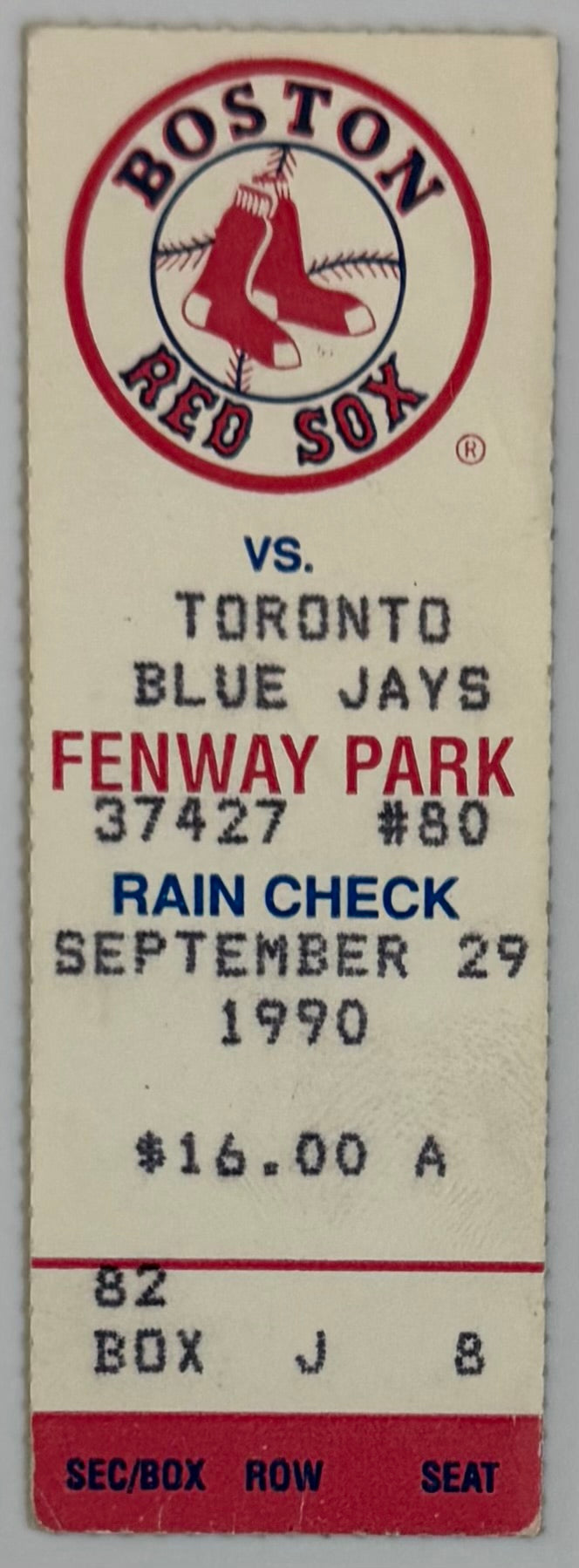 September 29, 1990, R Clemens Passes Cy Young All-Time Red Sox K Leader