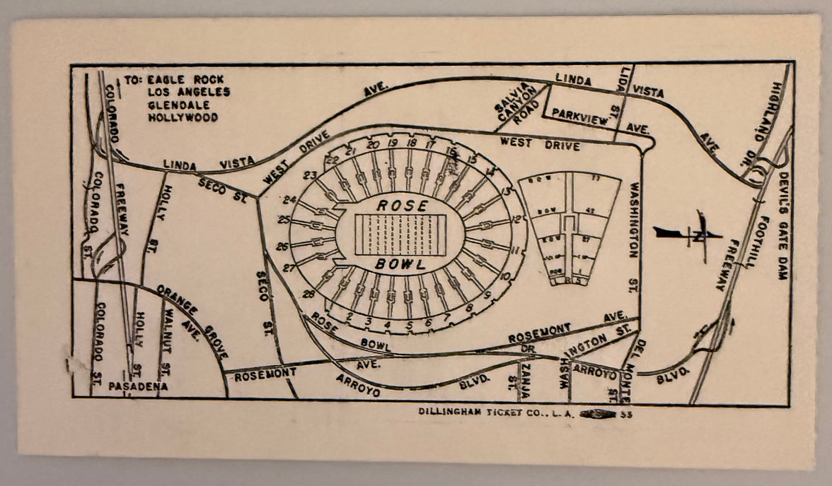 January 1, 1977, Rose Bowl Game, USC versus Michigan