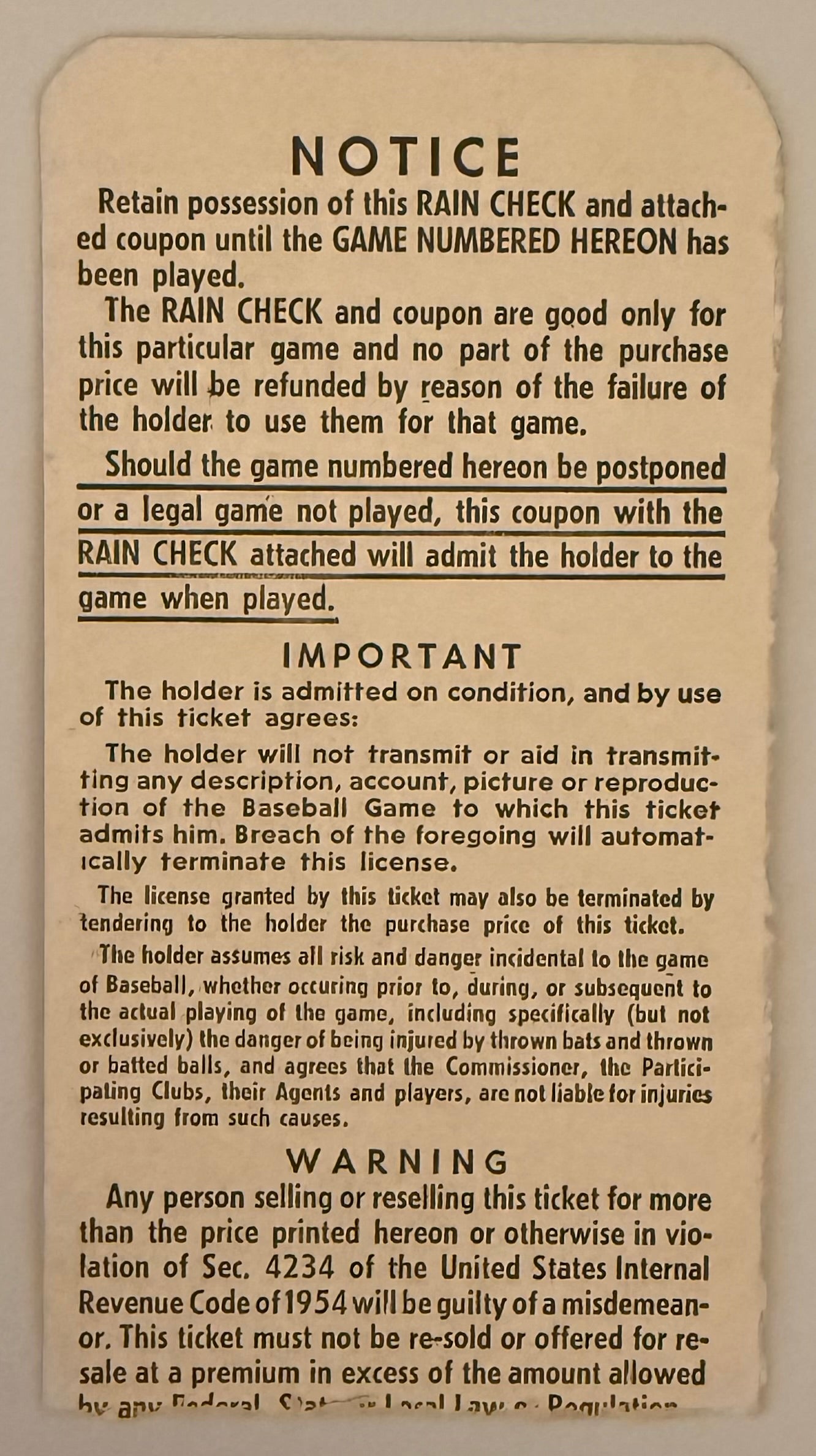 1961 World Series Game Three, Yankees versus Reds, Crosley Field-Cincinnati
