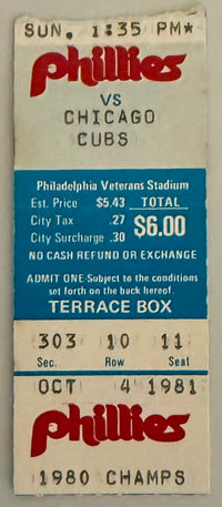 October 4, 1981, Bobby Bonds Last Career Game