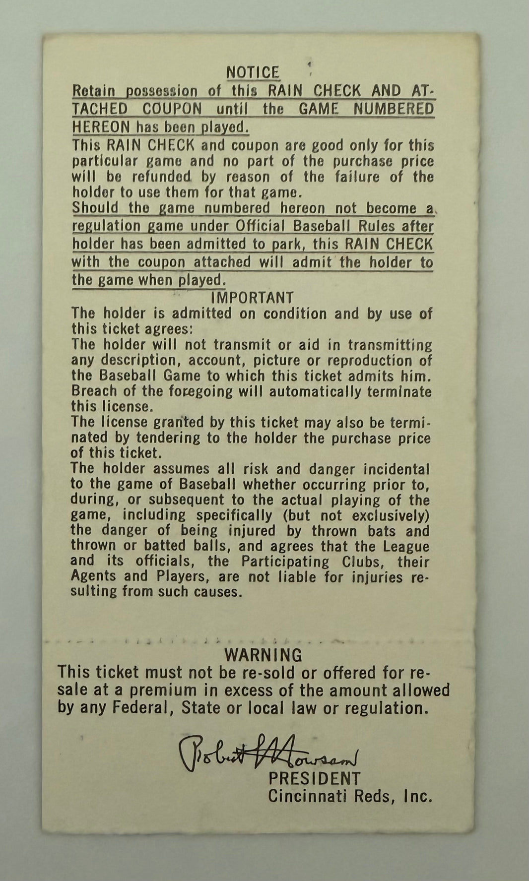 1973 National League Championship Series Game 2, Cincinnati Reds versus New York Mets at Riverfront Stadium