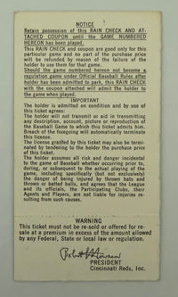 1973 National League Championship Series Game 2, Cincinnati Reds versus New York Mets at Riverfront Stadium