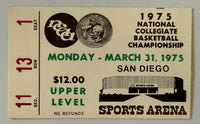 3/31/1975 John Wooden Final Game UCLA