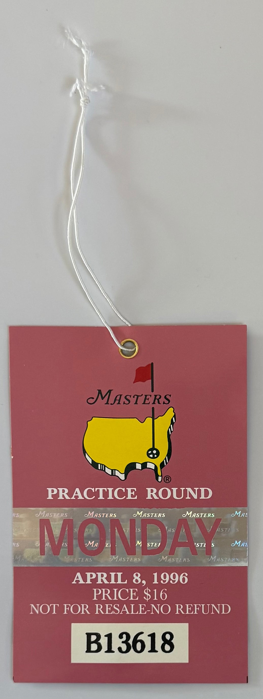 April 8, 1996, Masters, Practice Round, Tigers Last as an Amateur
