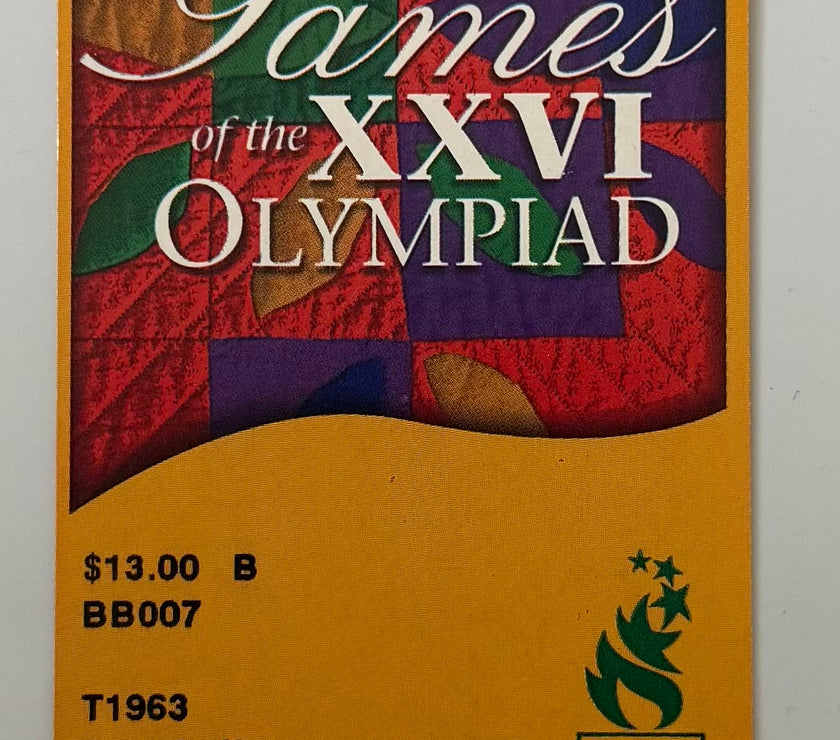 1996 Atlanta Olympics Games,  Baseball,  July 22, 1996, Mint Condition Ticket