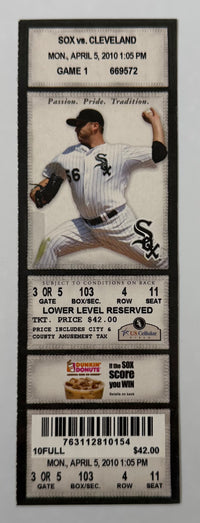 2010 Chicago White Sox Opening Day versus Cleveland in Chicago, April 5,2010