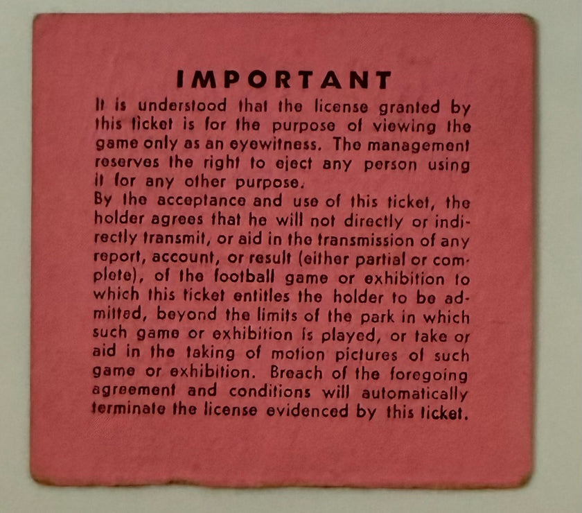 1957 Chicago Bears versus Green Bay Packers at Wrigley Field, November 10, 1957
