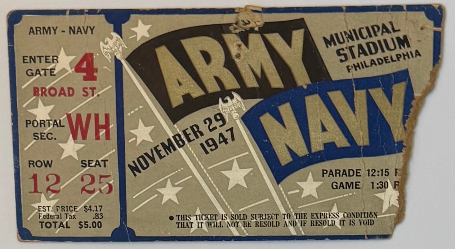 November 29, 1947, Army versus Navy, Condition