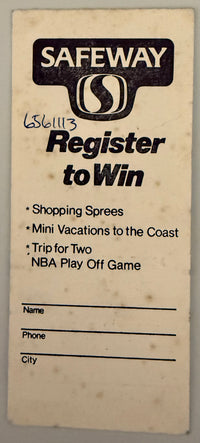 January 25, 1983, Portland versus LA Lakers, Kareem Abdul-Jabbar (MK)