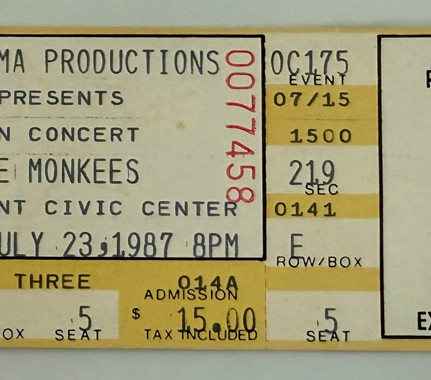 1987 The Monkees, July 23, 1987