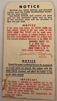 1951 World Series Game 6, Joe DiMaggio's Last Game