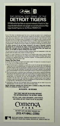2012 Detroit Tigers Opening Day versus Boston Red Sox, April 5, 2012