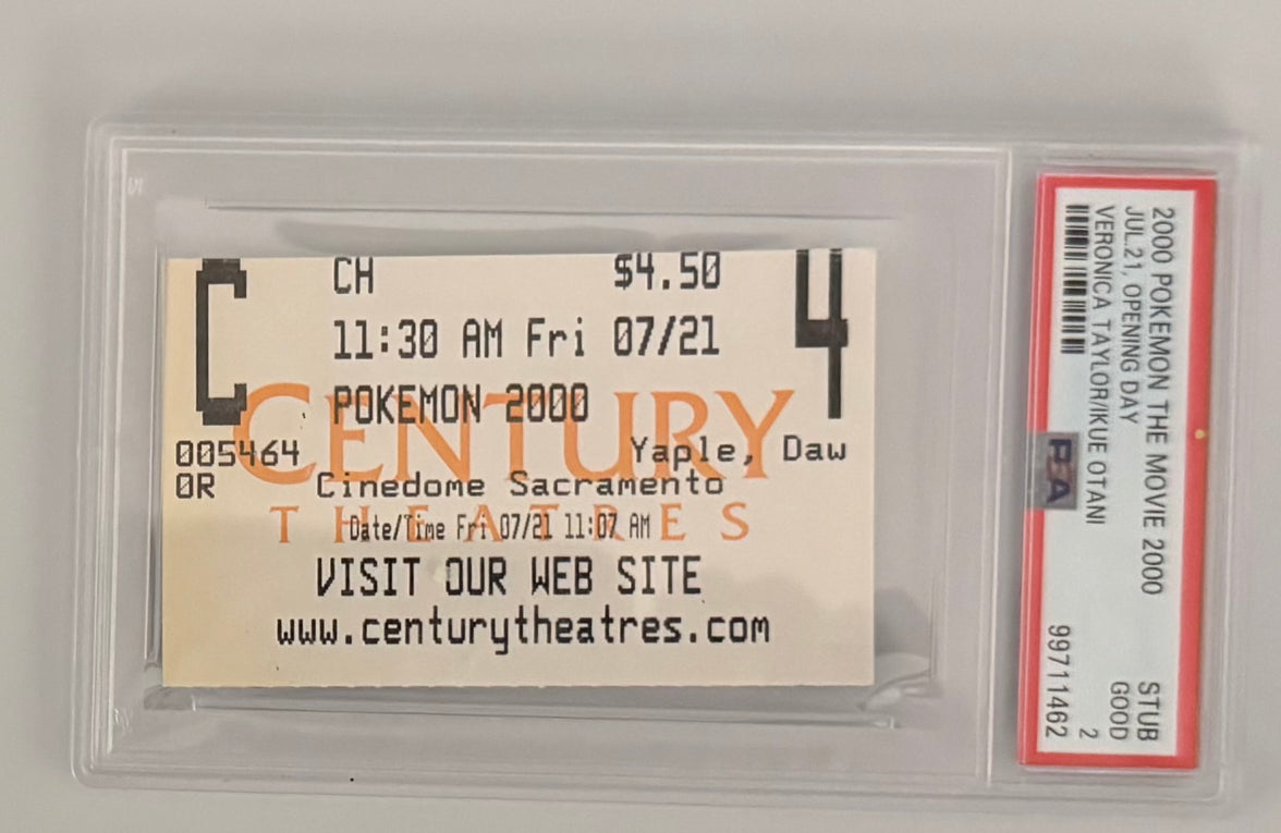 2000 Pokémon the Movie Graded Good – 2, July 21 Opening Day
