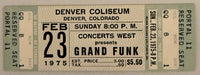 February 23, 1975, Grand Funk Railroad, Denver, Colorado