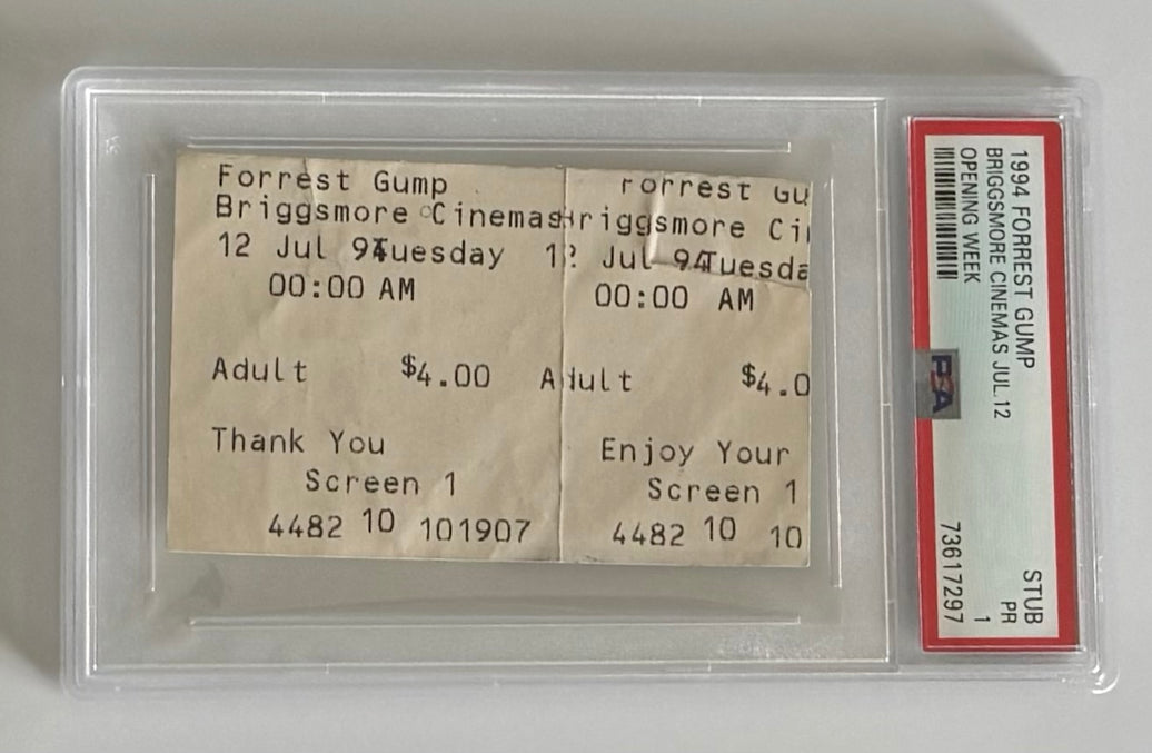 1994 Forrest Gump Opening Week Ticket