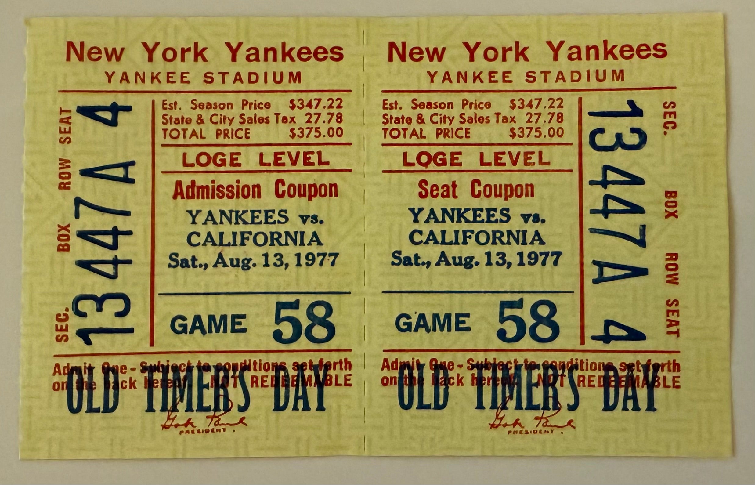 8/13/1977 Nolan Ryan 100th Game with 10 Strikeouts
