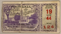 November 8, 1930, USC Defeats California 74 - 0, Crease, Condition
