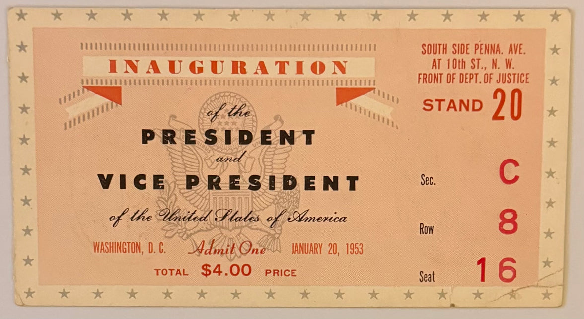 1953 Presidential Inauguration Parade, Eisenhower/Nixon