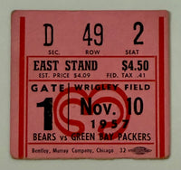 1957 Chicago Bears versus Green Bay Packers at Wrigley Field, November 10, 1957