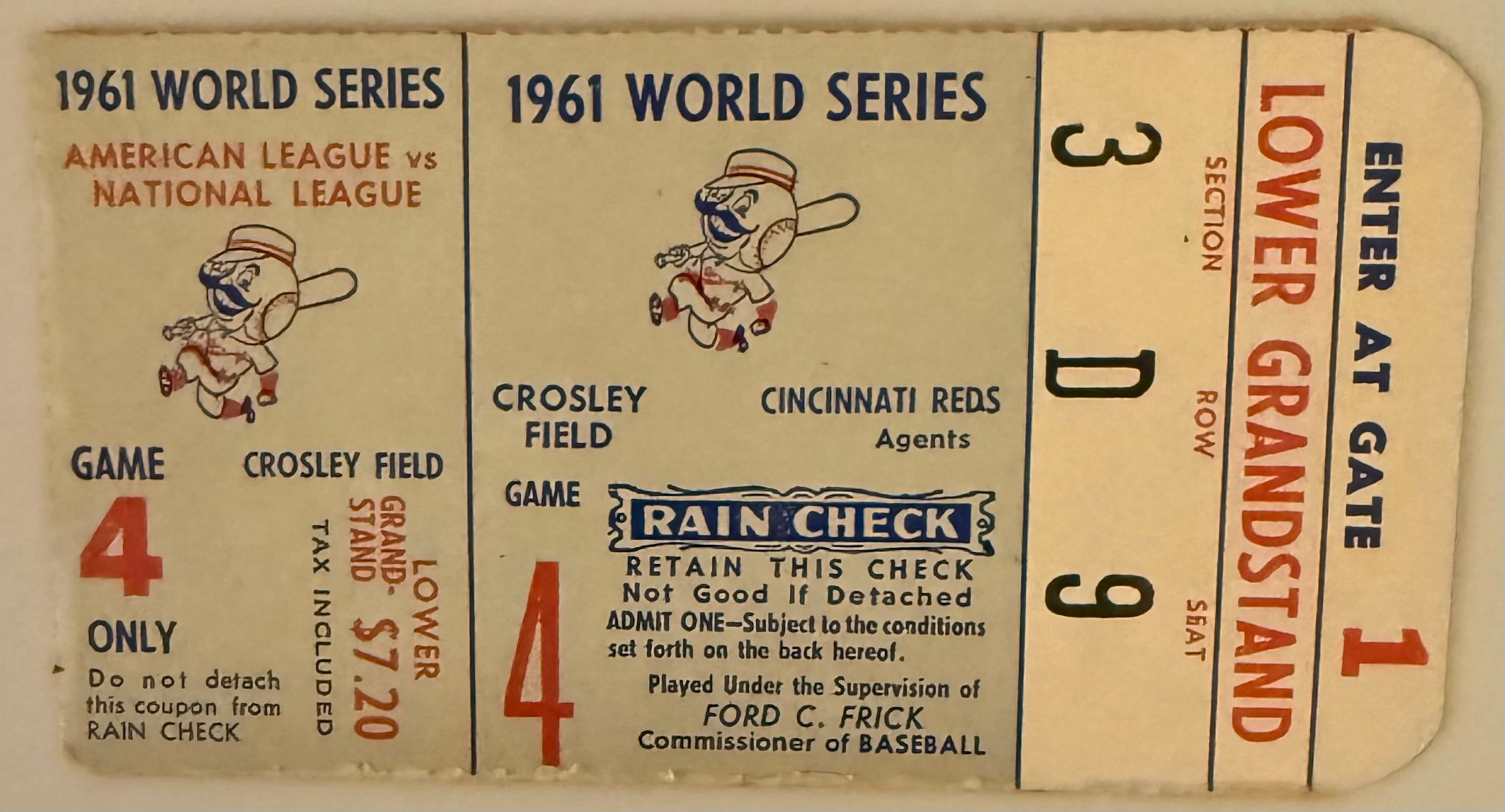 1961 World Series, Game Four, Yankees versus Reds