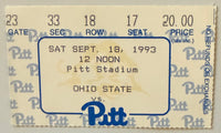 September 18, 1993, Ohio State University at Pitt