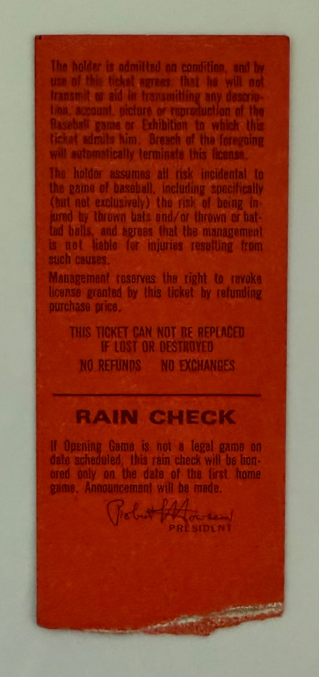 1978 Cincinnati Reds Opening Day Game