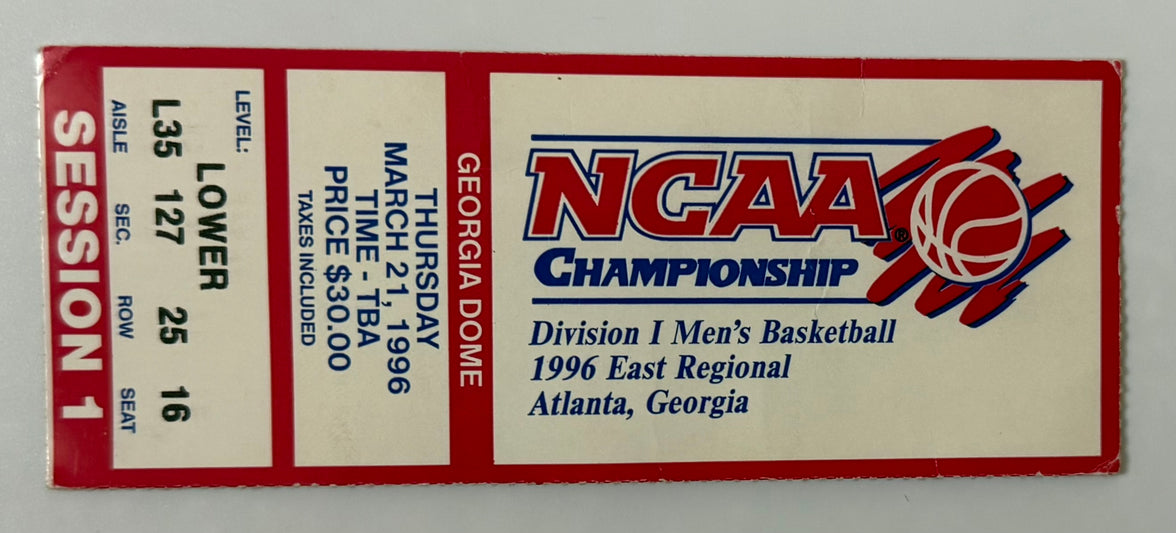 1996 NCAA Championship Tournament, 1996 East Regional, Session 1, March 21, 1996