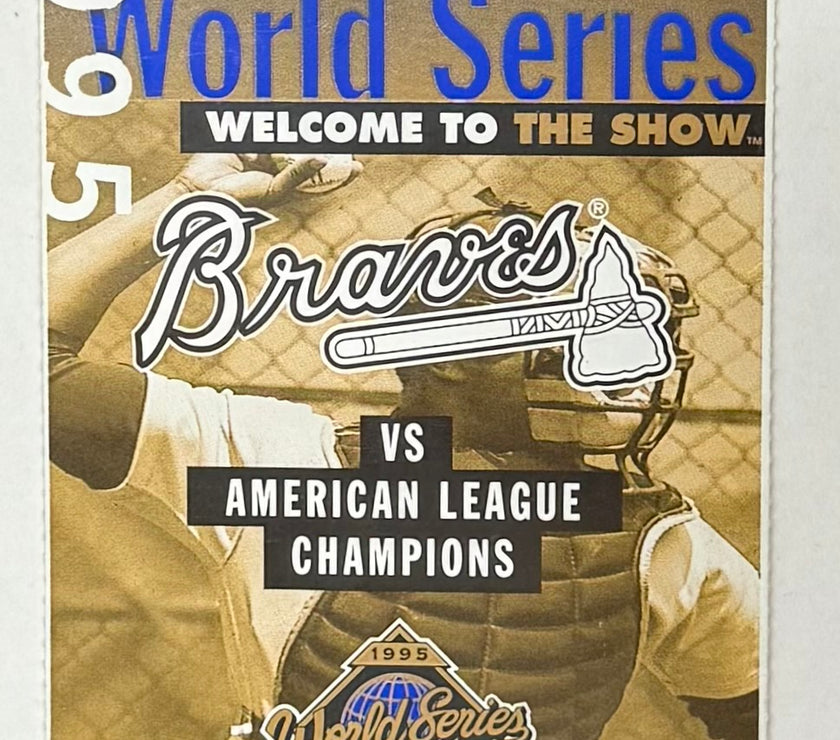1995 World Series Game 2, Braves versus Indians, 10/22/1995
