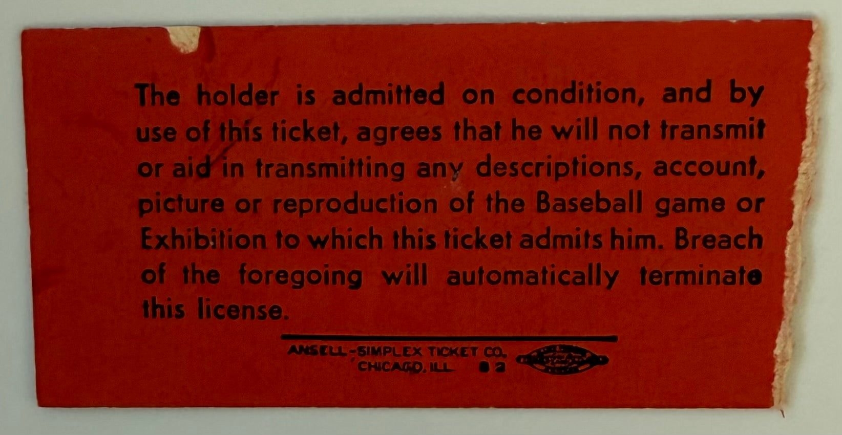 May 19, 1960, Cincinnati Reds Crosley Field
