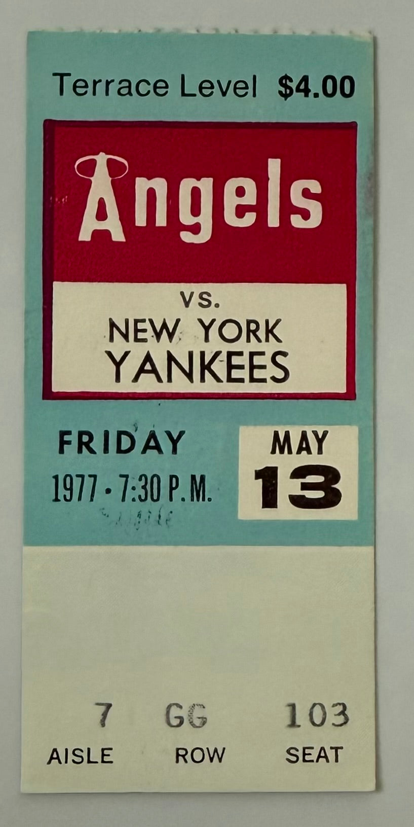 1977 LA Angels VS. New York Yankees, May 13, 1977, Thurman Munson Home Run