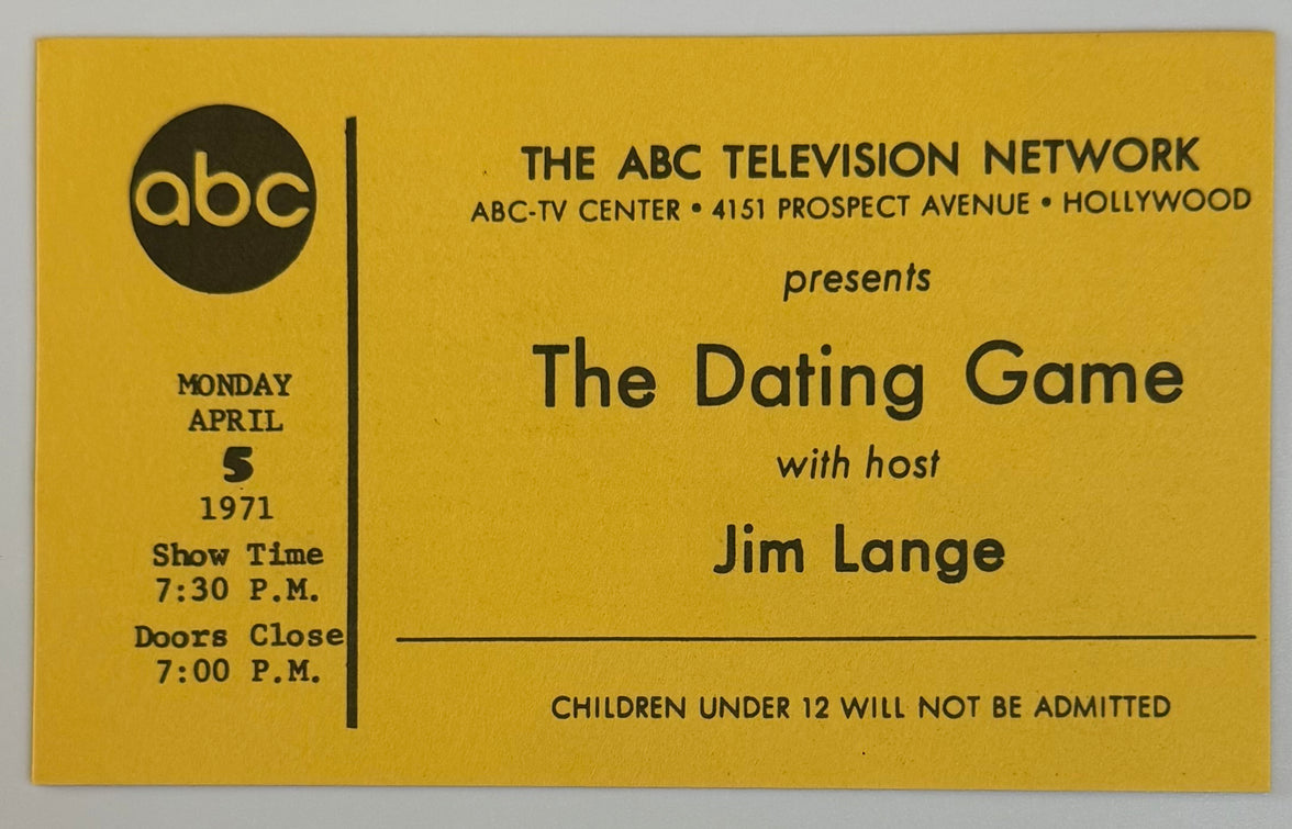 April 5, 1971, The Dating Game