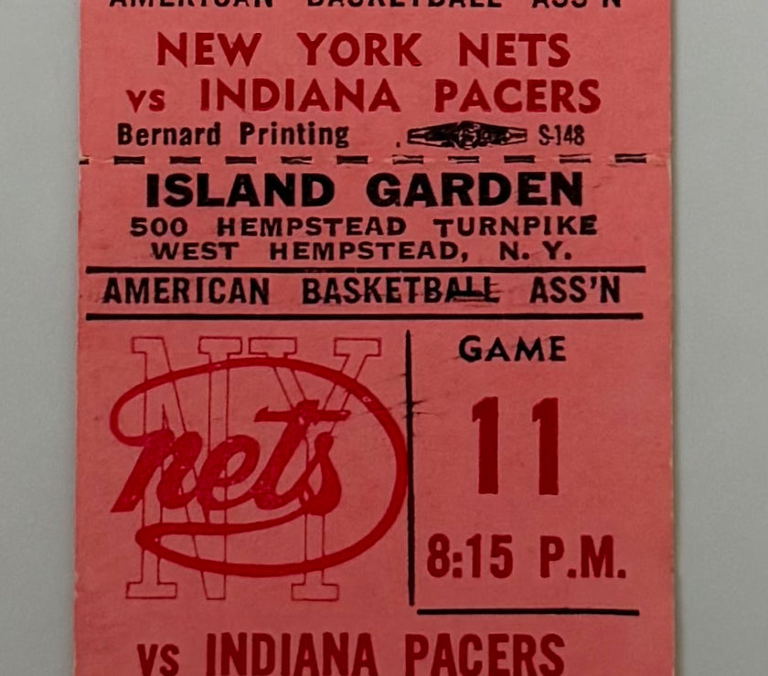 1970 American Basketball Association Game between New York Nets and Indiana Pacers, November 27, 1970