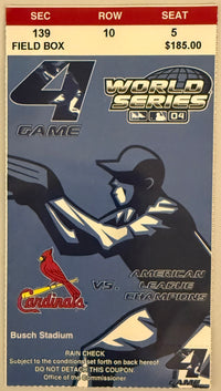 2004 World Series Game Four - St. Louis versus Boston