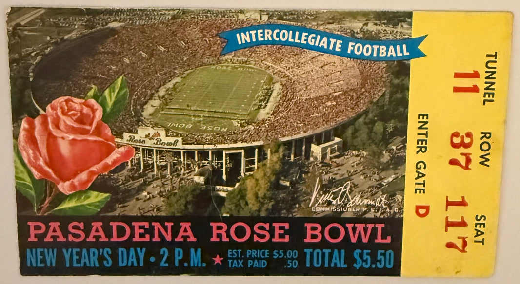 January 1, 1958, Rose Bowl, Ohio State versus Oregon