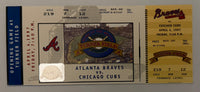 1997 Opening Game at Turner Field, Atlanta Braves versus Chicago Cubs, April 4, 1997