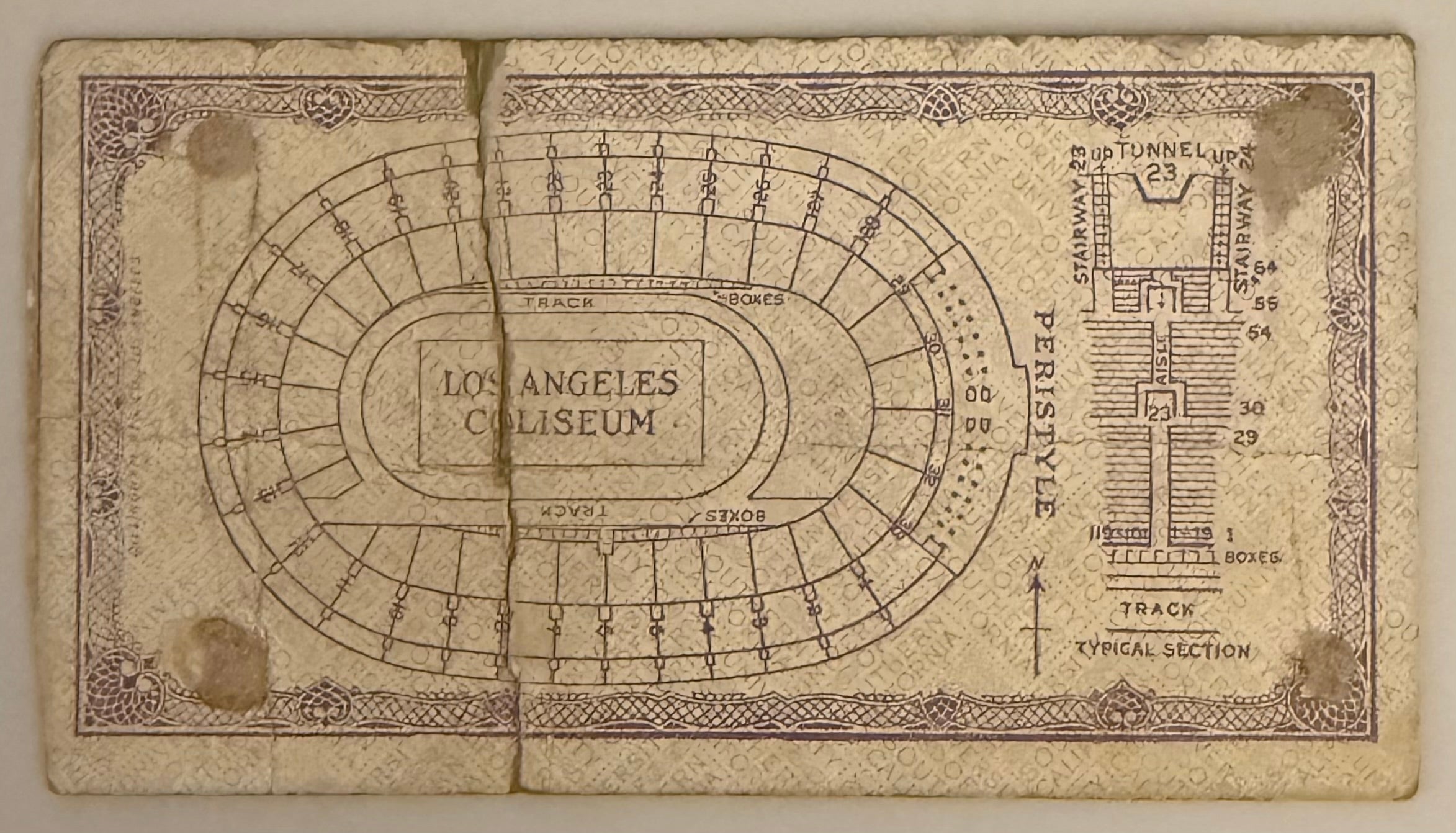 November 8, 1930, USC Defeats California 74 - 0, Crease, Condition
