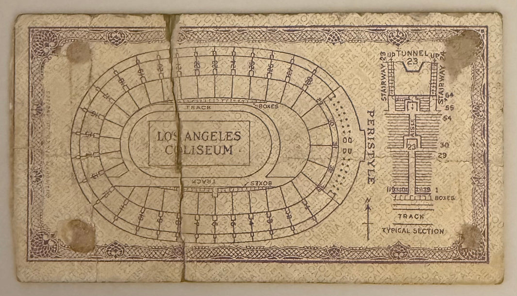 November 8, 1930, USC Defeats California 74 - 0, Crease, Condition