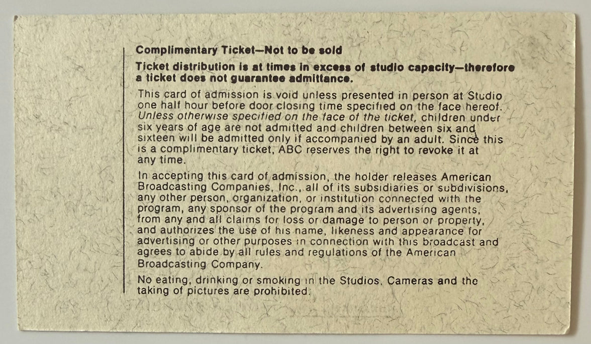 August 3, 1978, Mork and Mindy Show Taping