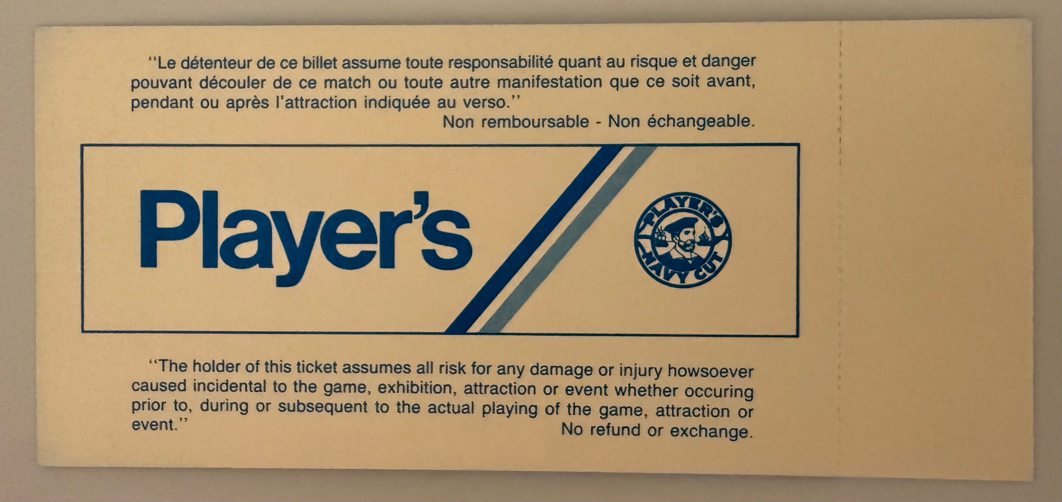 1985 CFL Grey Cup League Championship 11/24/1985