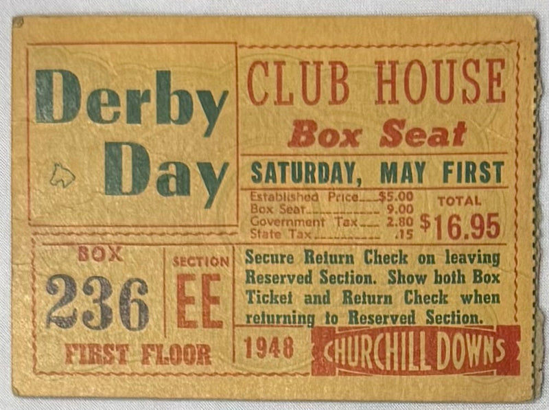 May 1, 1948, Kentucky Derby, Citation Wins First Leg of Triple Crown