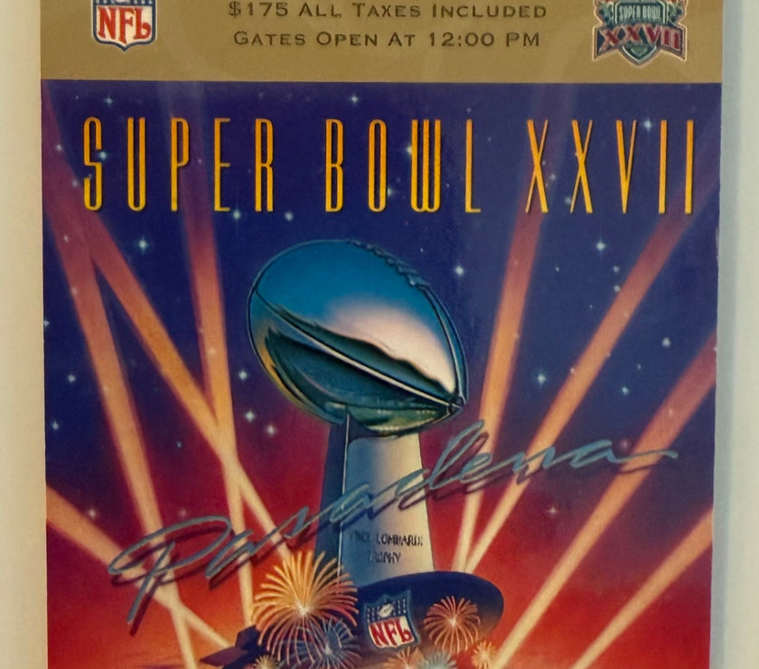 1993 Super Bowl XXVII Dallas 52 Buffalo 17