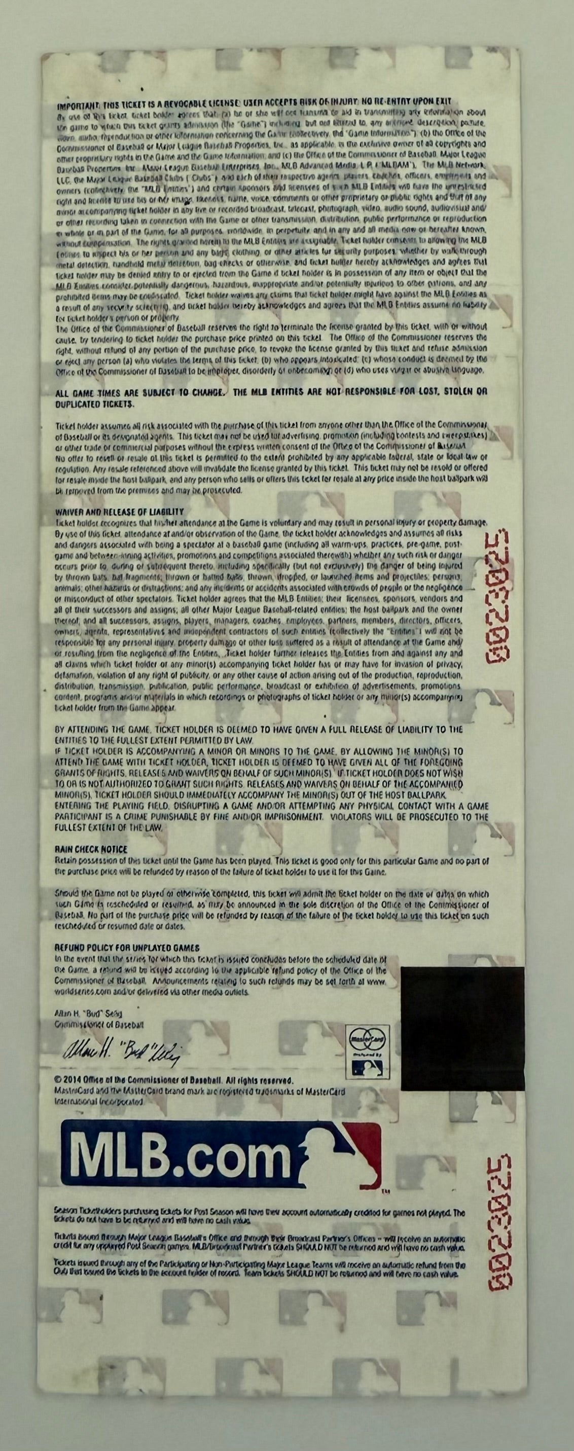 2014 Kansas City versus Baltimore American League Division Series  at Kaufman Stadium