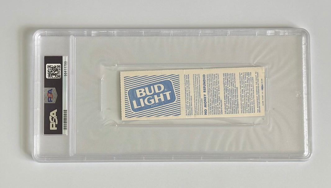 1986 Boston Red Sox, April 29, 1986, Boston-3 Seattle-1, Roger Clemens Strikes Out 20, PSA