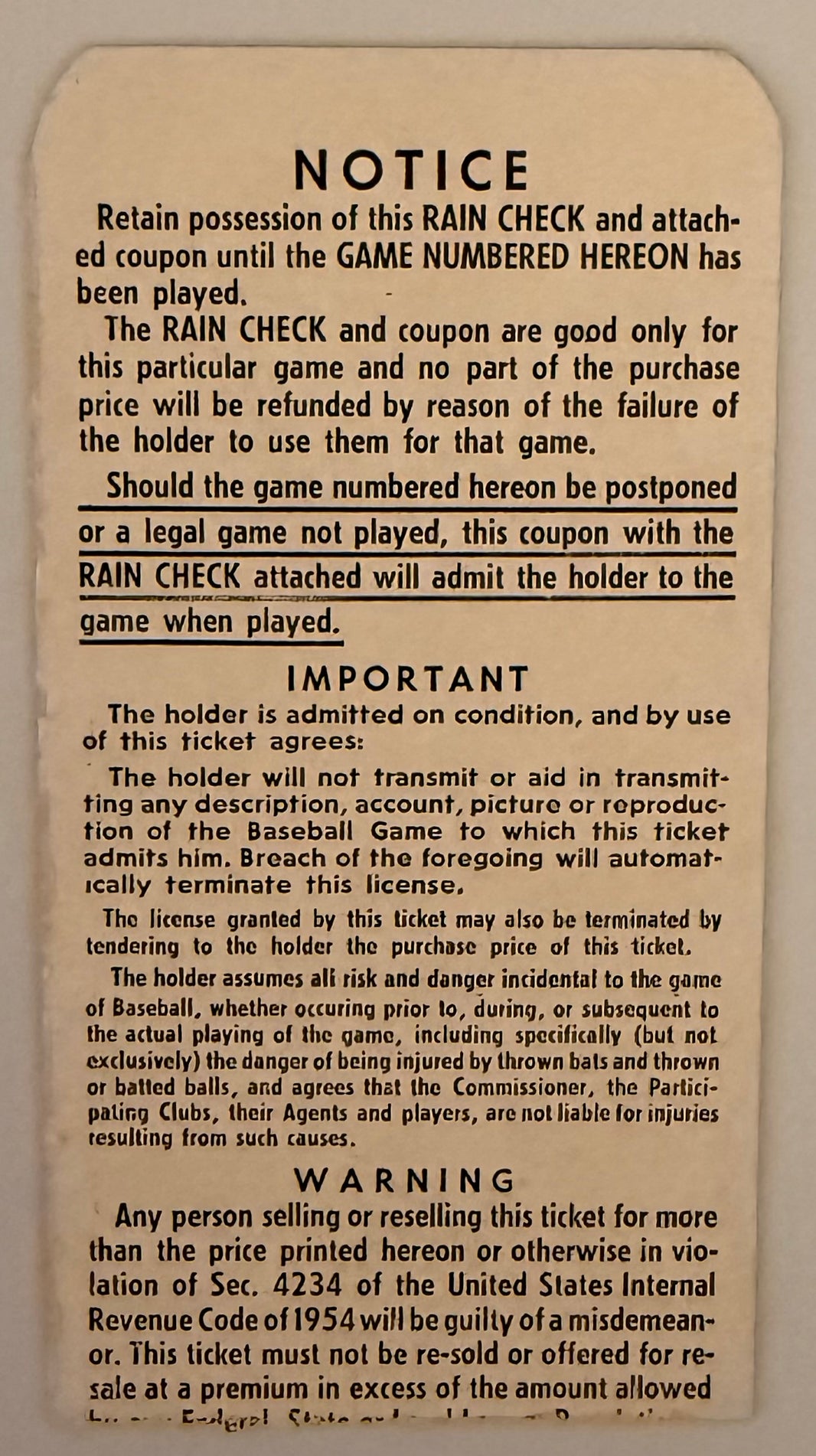 1961 World Series Game Five, Yankees versus Reds, Crosley Field-Cincinnati