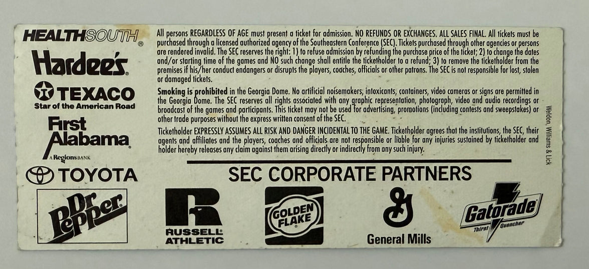1995 SEC Basketball Tournament at the Georgia Dome in Atlanta, Session 3, March 10, 1995
