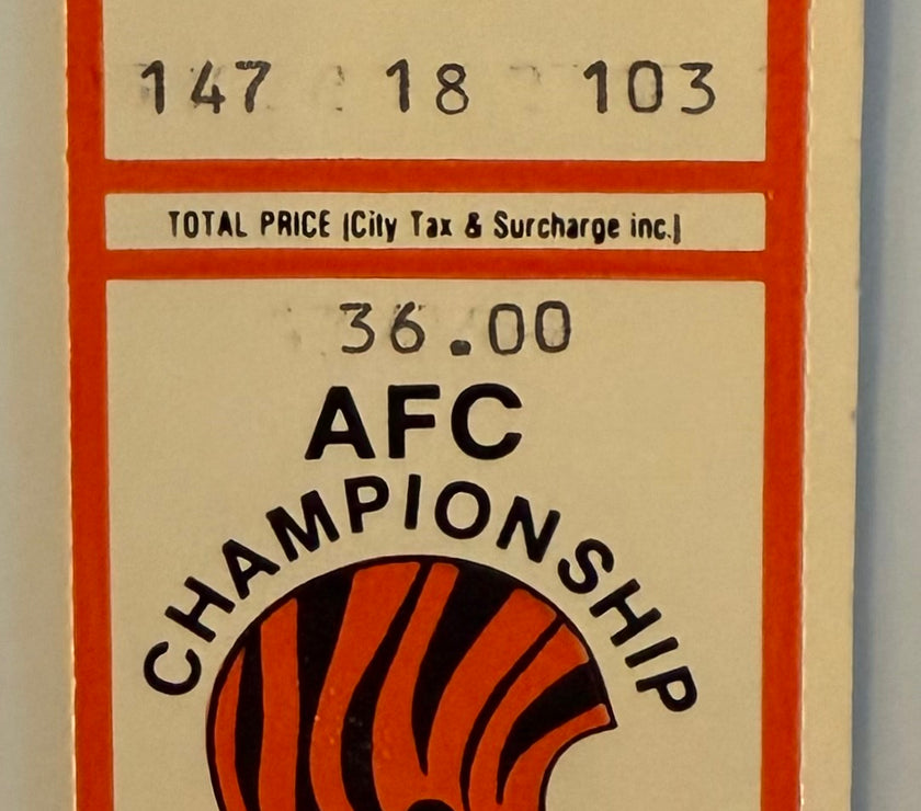 1988 AFC Championship Bengals versus Buffalo